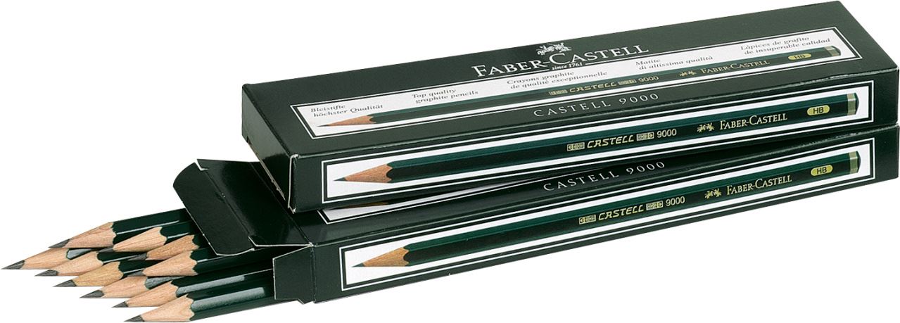 Faber-Castell - Lápiz Castell 9000, HB