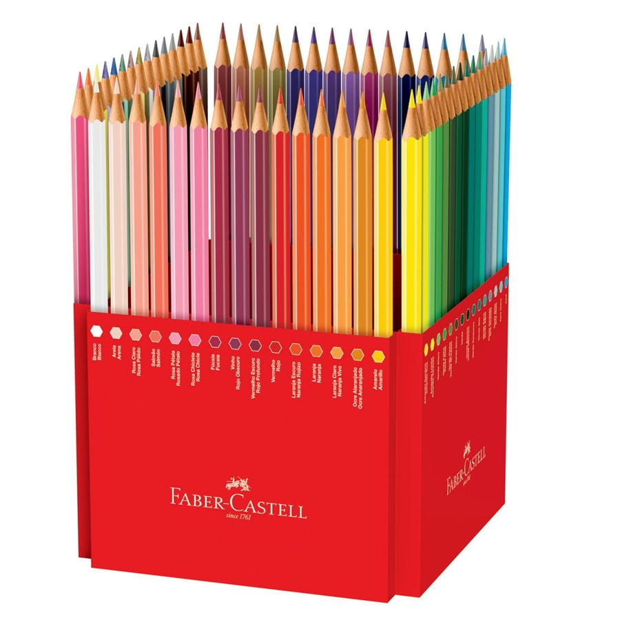Faber-Castell - 60 EcoLápices de color largos