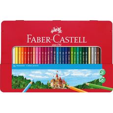 Faber-Castell - Lata de 36 EcoLápices hexagonales de color con ventana