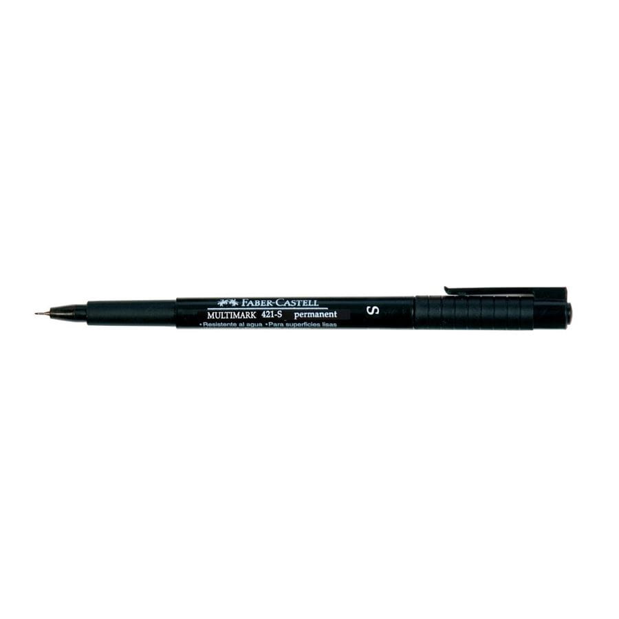 Faber-Castell - Marcador permanente Multimark 421-S negro