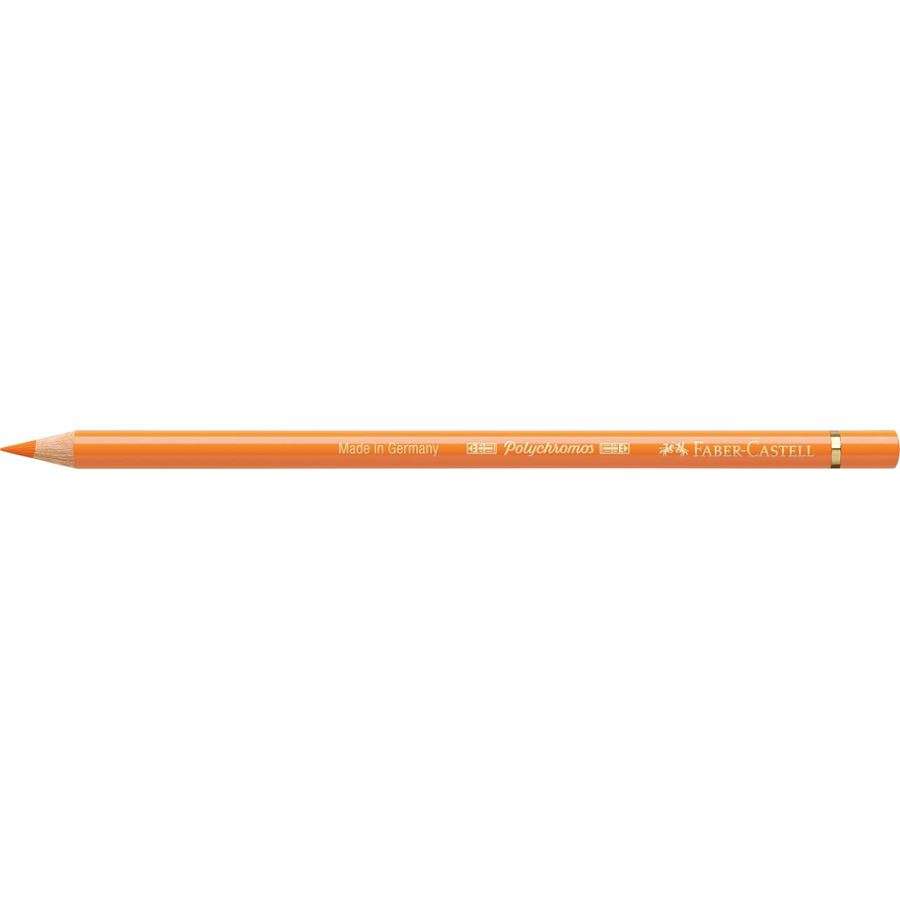 Faber-Castell - Lápiz de color Polychromos, 111 naranja de cadmio