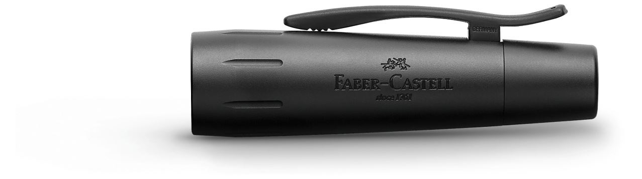 Faber-Castell - Pluma estilográfica e-motion negro puro, M