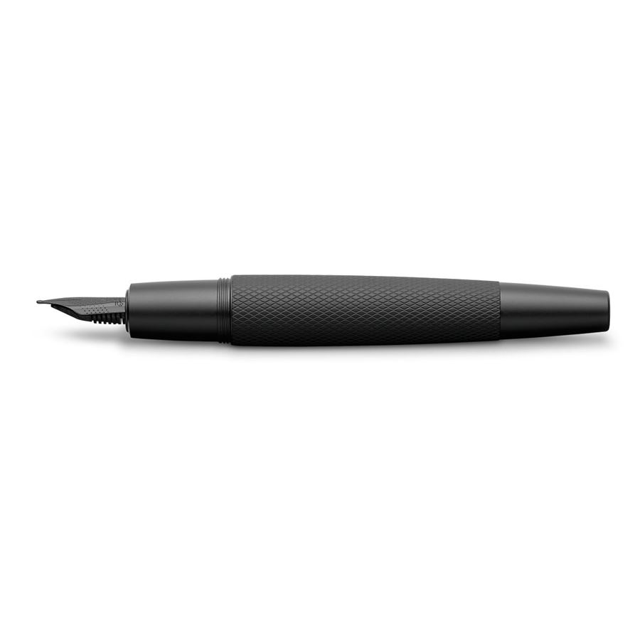 Faber-Castell - Pluma estilográfica e-motion negro puro, B